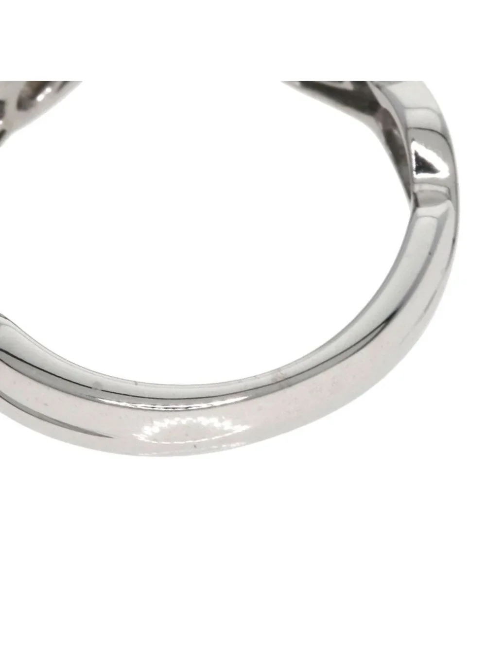 Tiffany & Co Double Heart Diamond Ring 18k White Gold